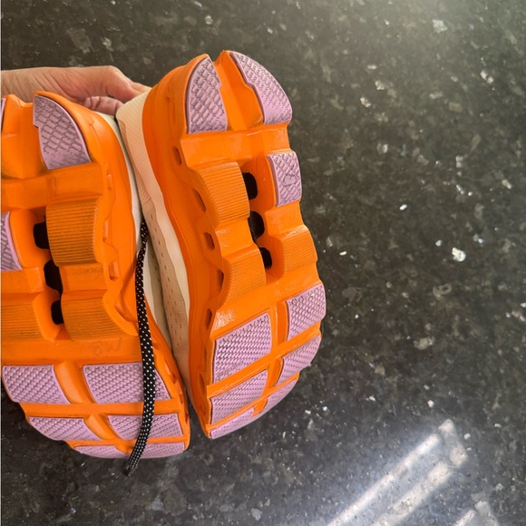 On Running Cloudmonster Sneakers in Fawn/Tumeric - Picture 7 of 13